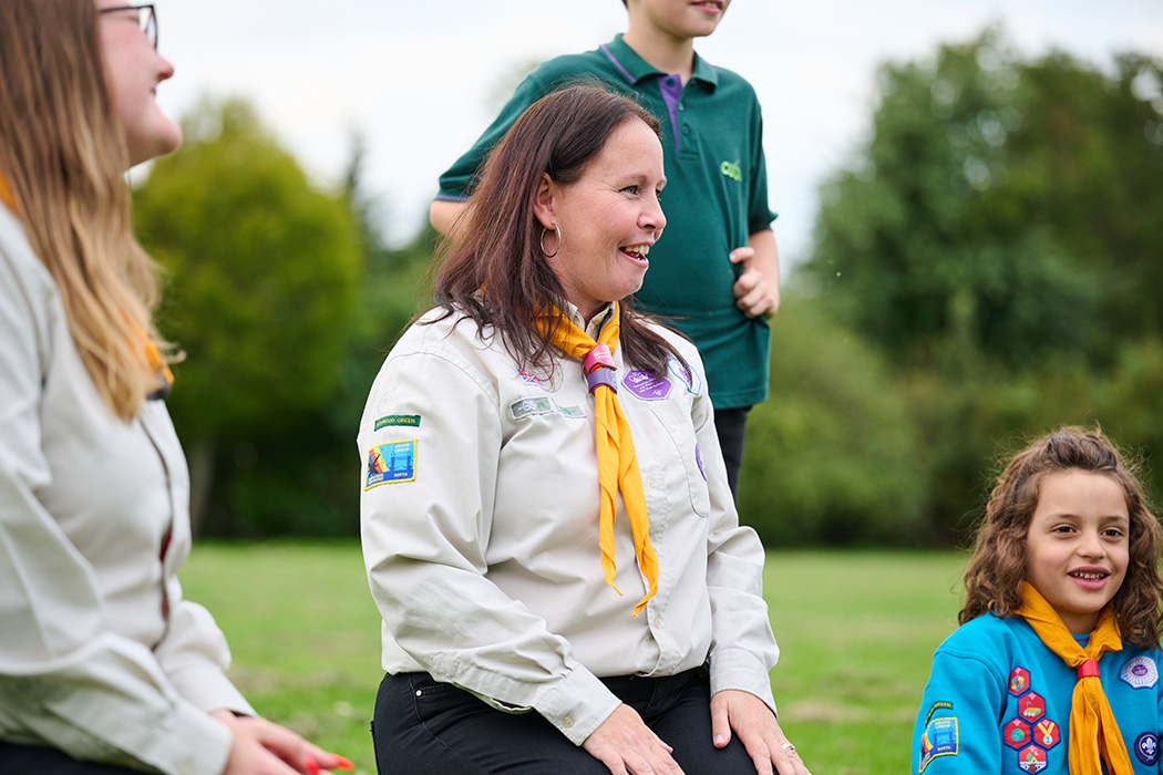 Adult Volunteer with Scouts